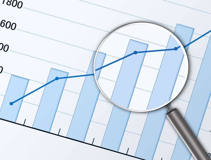 Inspecting follower chart to watch for influencer fraud