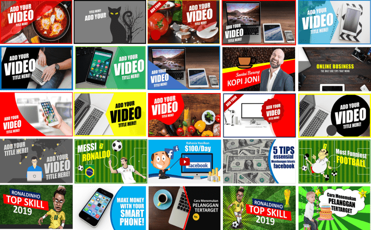 YouTube gallery thumbnails | Improve Video Marketing Strategy