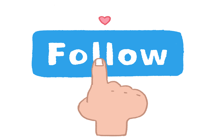 Social media follow button