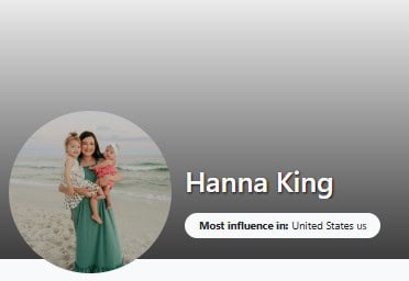 Nano Influencer Examples: Hanna King