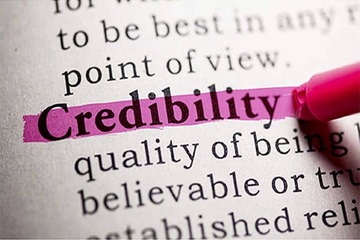 Highlighting credibility from text - Personal Brands