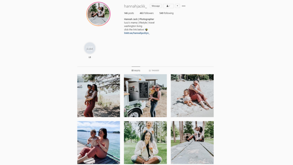 Hannah Jacklyn Insta Profile | Photographer Influencer