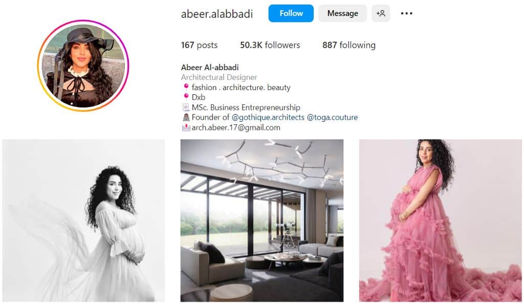 Abeer Abbadi on Instagram | Micro fashion influencer