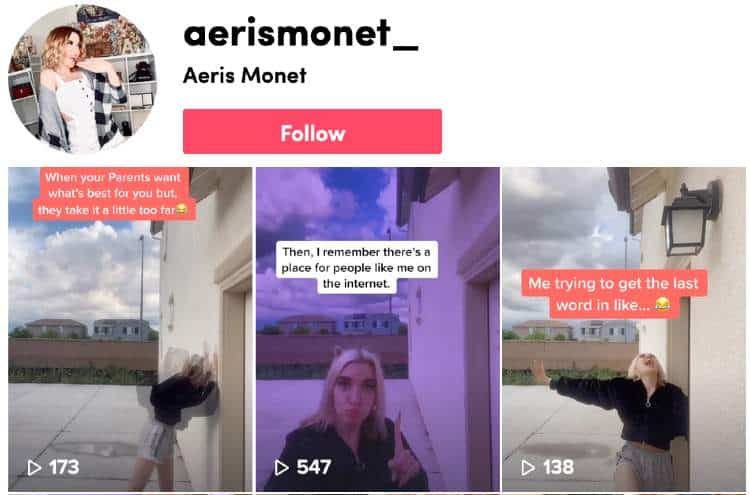 Aeris Monet | TikTok Entertainment Influencer