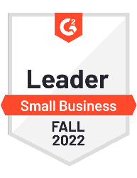 Leader for Small Business | Fall 2022 G2 Badge