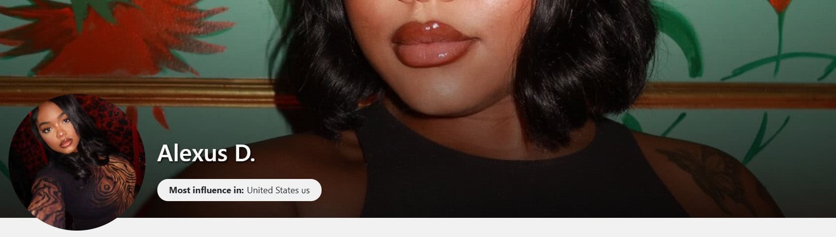 Health Influencers on Instagram - Alexus D