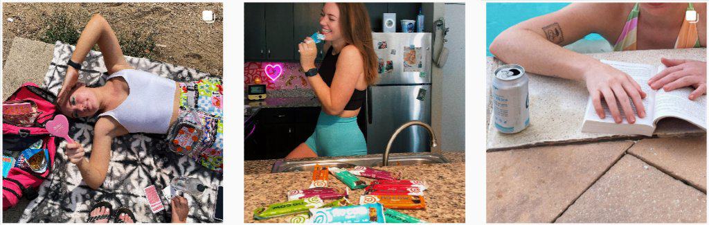 Allie Bennett fitness and wellness posts on Instagram