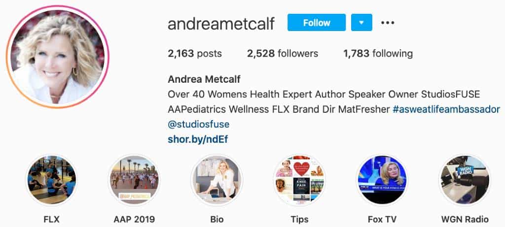 Andrea Metcalf | Celebrity Fitness Expert