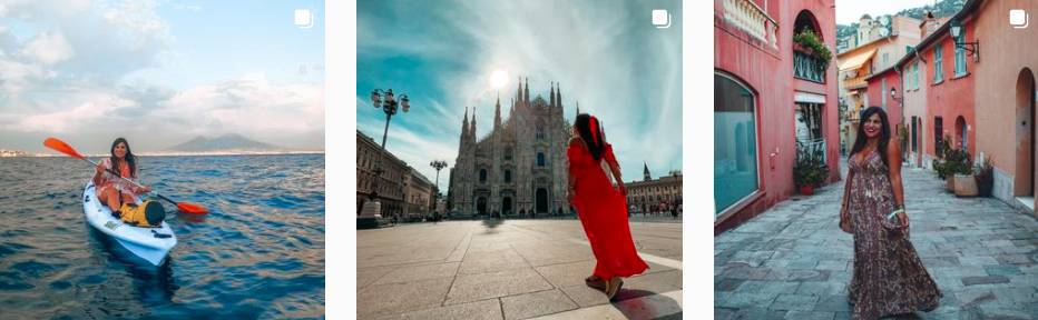 Anna Pernice | Instagram Travel Posts | Italian Influencers on Afluencer