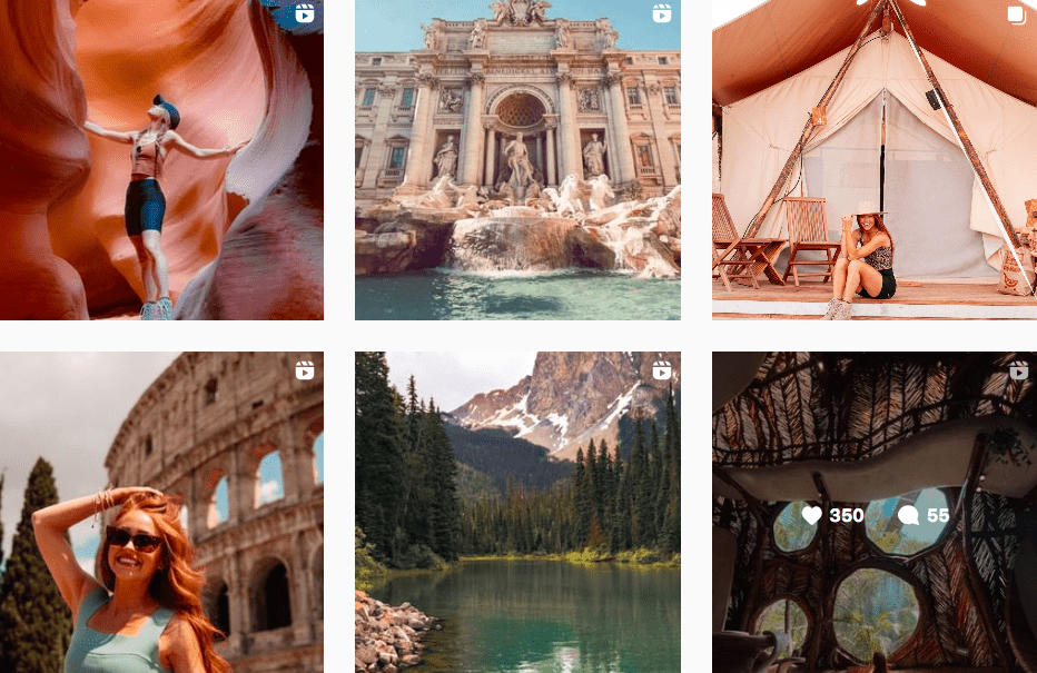 Anna Leigh Wilson IG travel posts | Afluencer featured creator