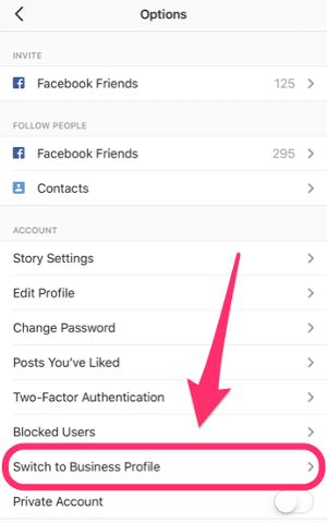 How to Switch to Instagram Business Account