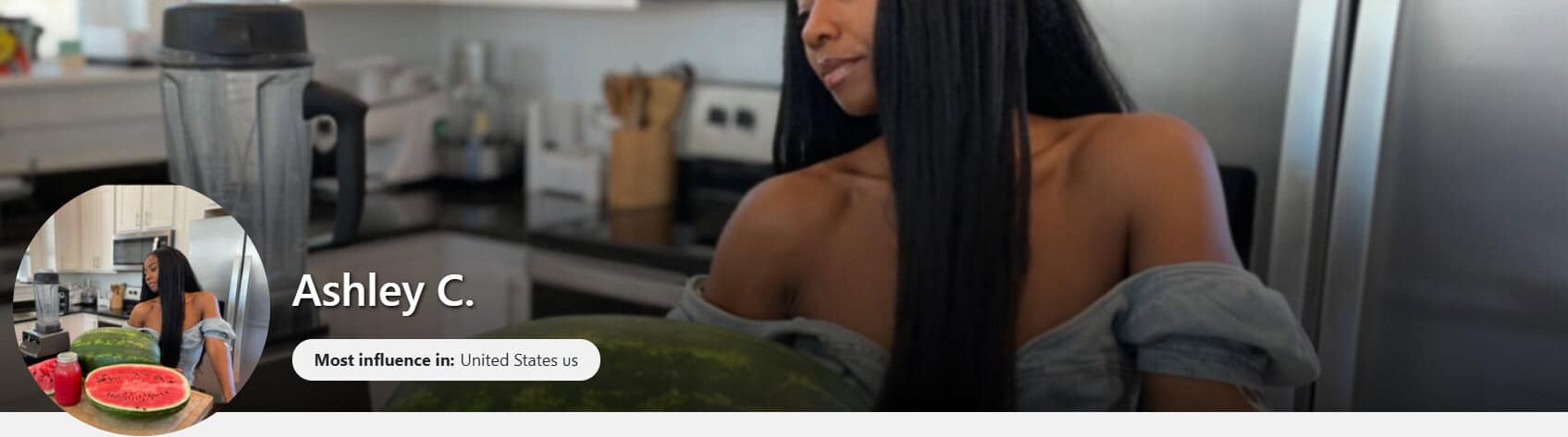 Health Influencers on Instagram - Ashley C.