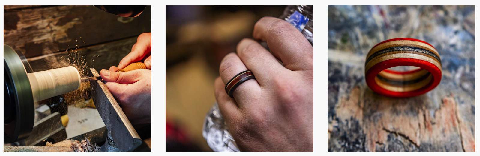 Aviary Ring | Hand-turned wooden rings | Jewelry brands featured on Afluencer