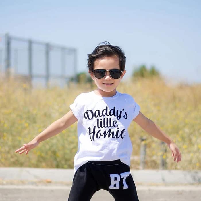 Daddy's Little Homie | Children's Clothing Brands