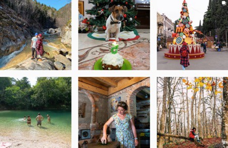 Baia Dzagnidze IG travel content | Inspiring creators