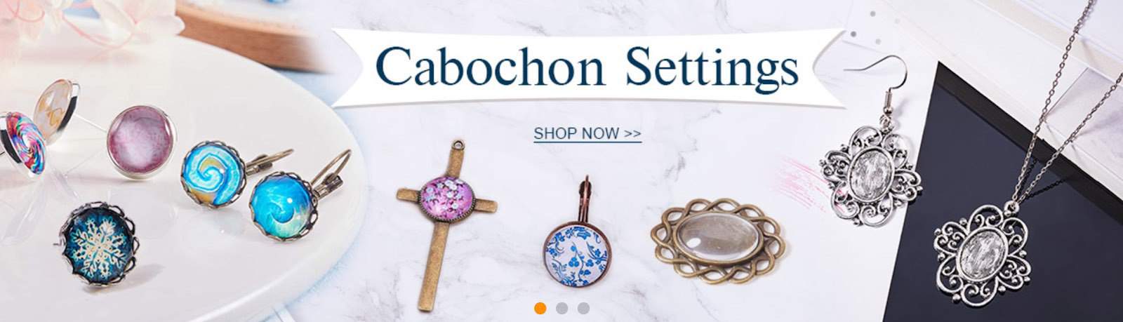 Beebeecraft | Cabochon settings | Accessories for DIY jewelry creations