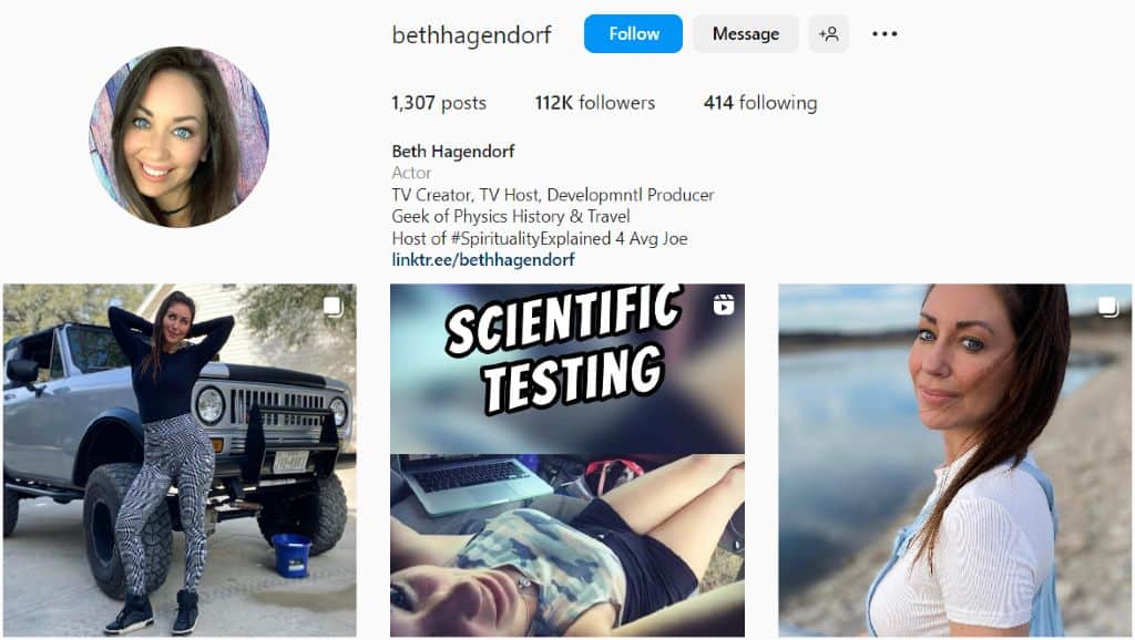 Beth Hagendorf bio and posts on Instagram