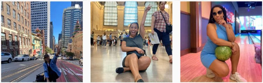 Brianna Burnett travel posts on Instagram | Micro-influencers featured