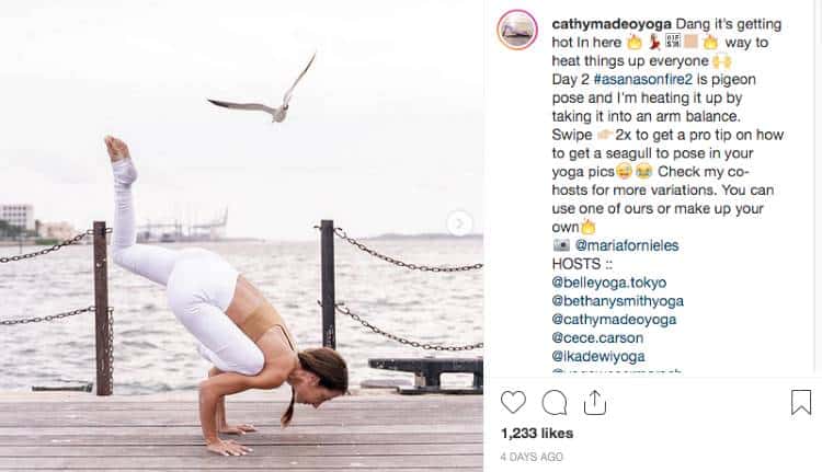Cathy Madeo | Instagram Yoga Influencer