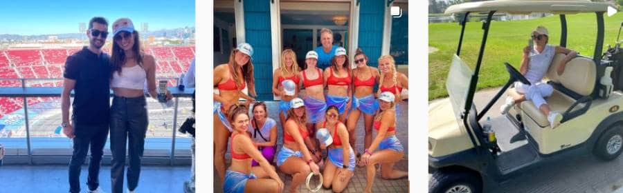 Chelsea Rashoff | Volleyball team, stadium, golf cart | IG posts