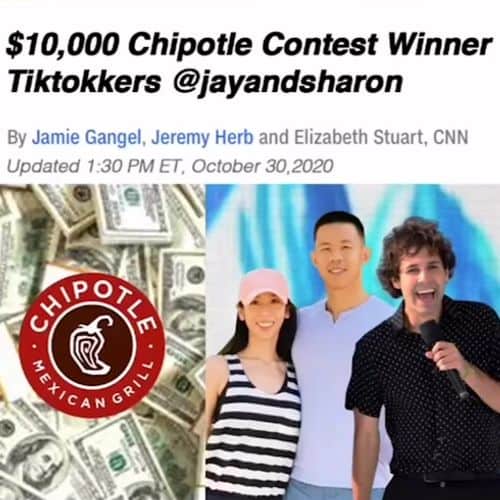 CNN Entertainment News: $10k Chipotle Contest Winners