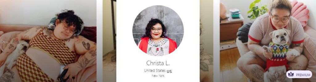 LGBTQ Influencer Christa | Afluencer Profile