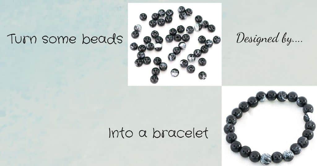 Designed by | Turn some beads into a bracelet