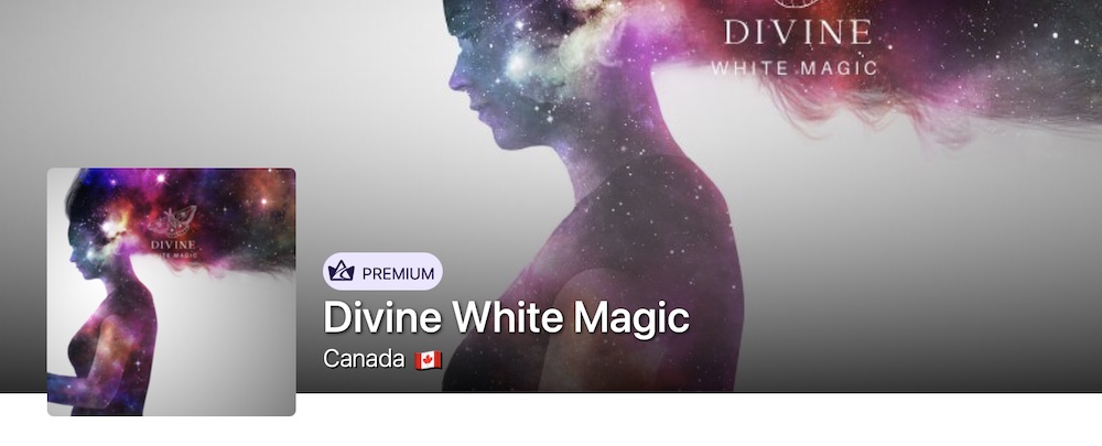 Divine White Magic Afluencer profile | Lifestyle brands