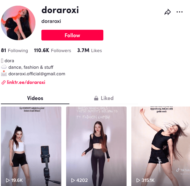 Dora Roxana Maxim | Italian influencers on TikTok