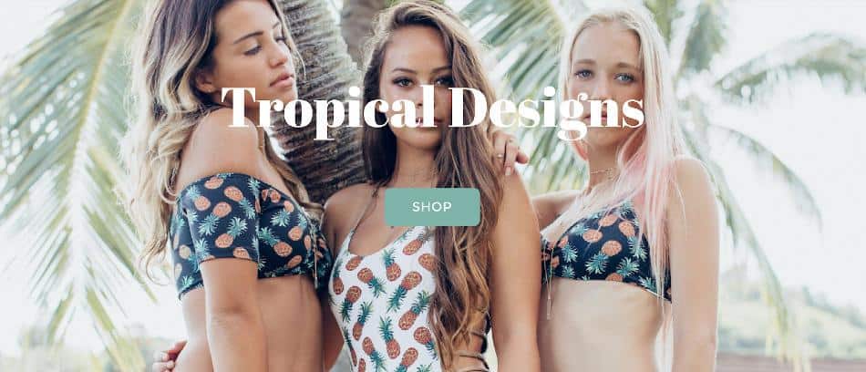 Dylee & Lylee Swimswear brand | Tropical Designs