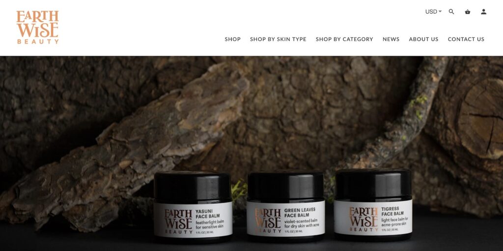 Earth Wise Beauty | Face Balm Products | Brands on Afluencer