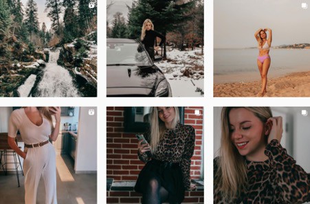 Eloise Bolly | Bikini beach and winter snow posts