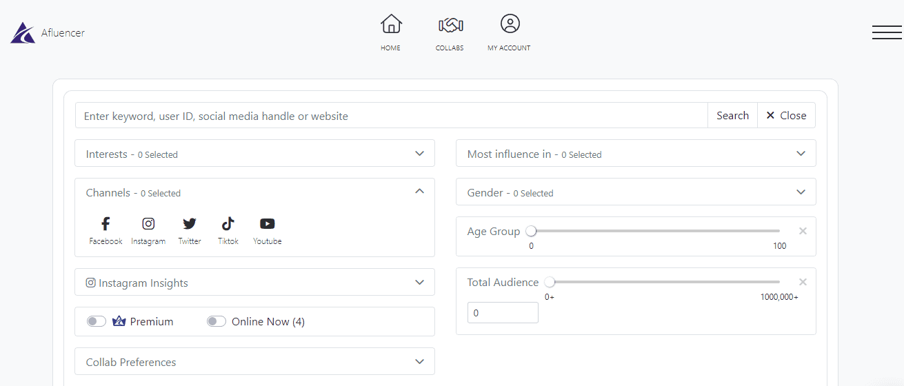 Best Practices for Working with Influencers: Afluencer Search Filters