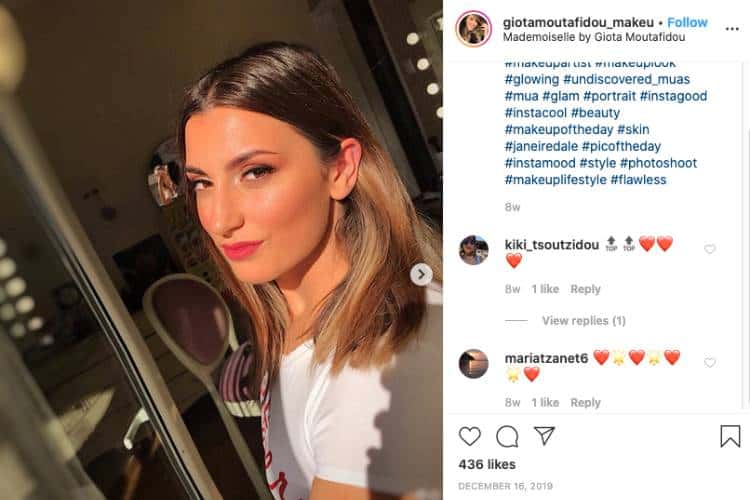 Giota Moutafidou | Makeup Artist and Social Media Influencer