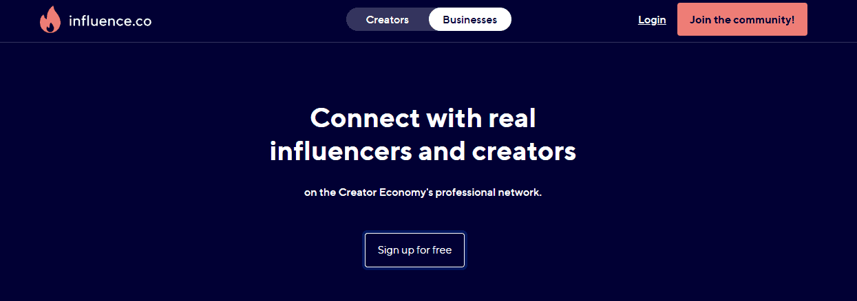 ainfluencer alternatives: Influence.co