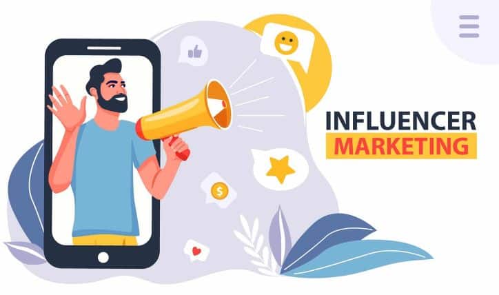 Influencer Marketing | Man talking into megaphone | Campaign Strategy