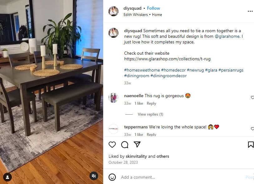 DIYSquad | Interrior decor IG post | Real estate marketing tips