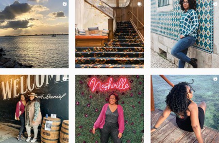 Joanna Niles IG travel posts | Content creators