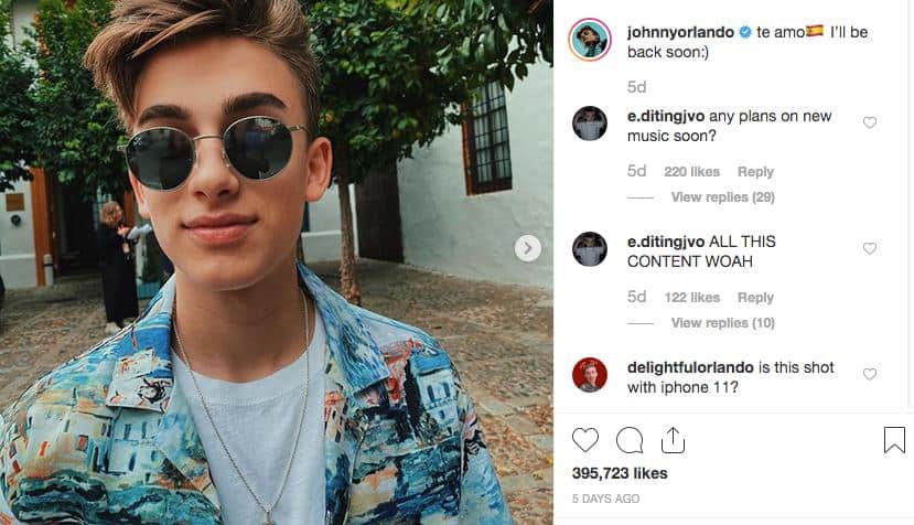 Johnny Orlando | Singer/ Songwriter