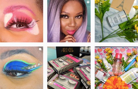 Josie Elysia beauty products on IG | Content creators