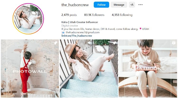 Katia Hudson on Instagram | Utah content creators
