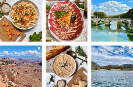 Kelly Stilwell IG posts | Outdoors and Food Content