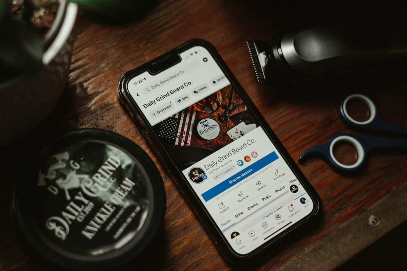 Daily Grind Beard social media | Barbershop marketing