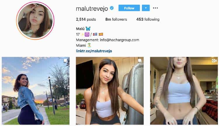 Malu Trevejo | Musician and Social Media Influencer