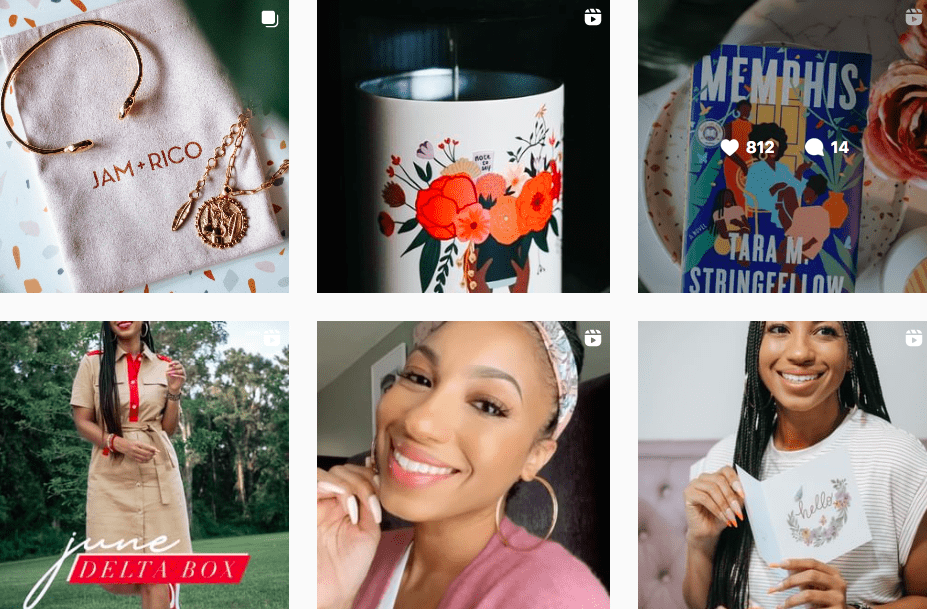 Influencer Melody Robinson lifestyle and beauty posts