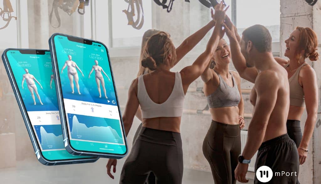 mPort full body fitness scan app