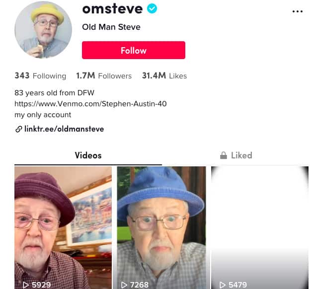 Stephen Austin | Old Man Steve TikTok | Social media influencers