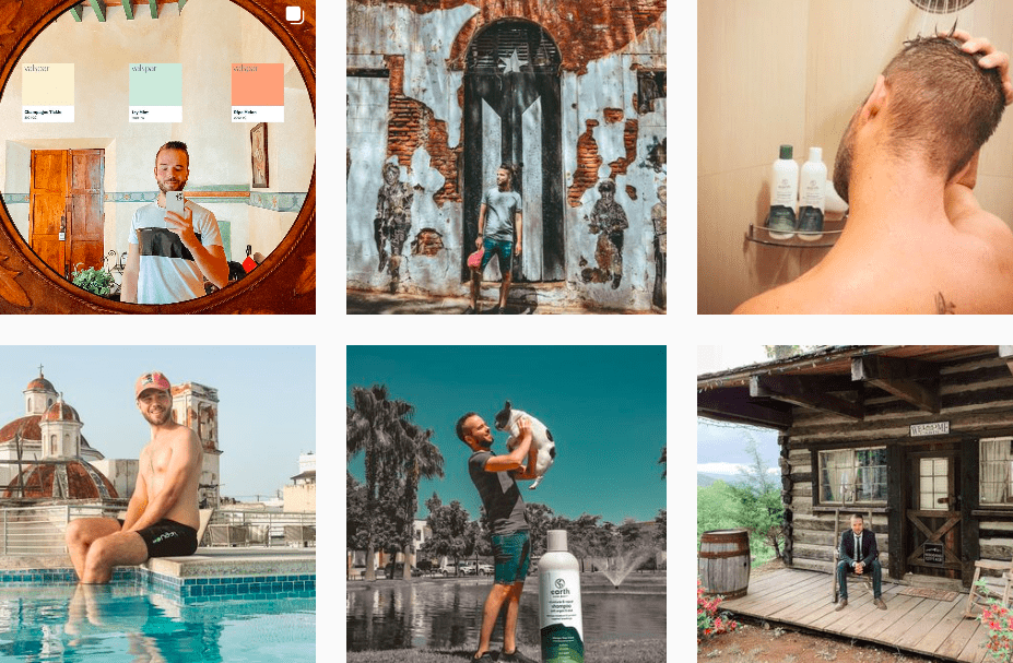 Pablo Ortega travel and lifestyle IG posts | Afluencer feature