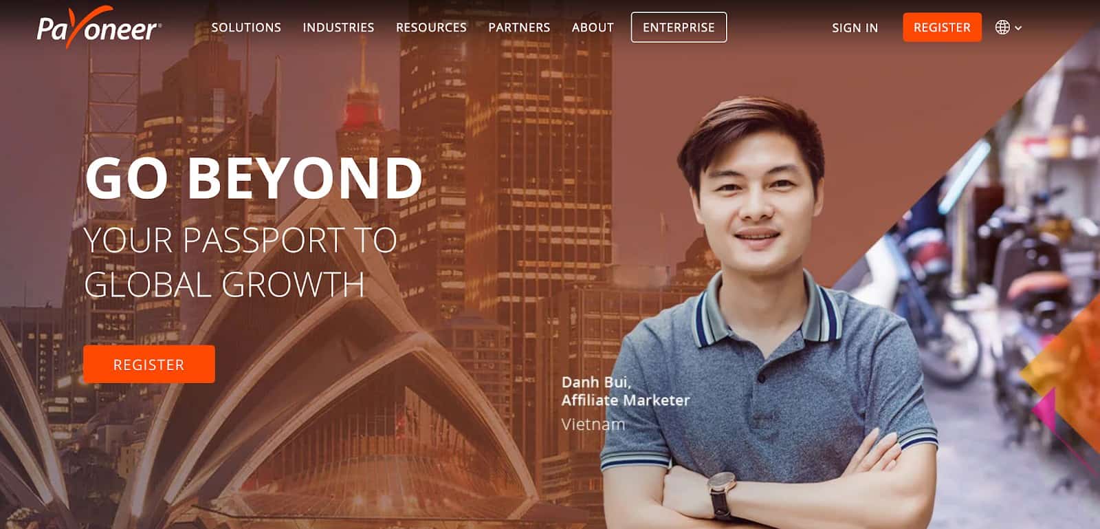 Payoneer website | Global payment platform