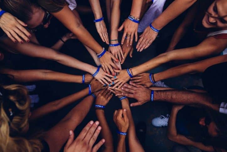 Team Huddle Hand-Stack | Influencer Community